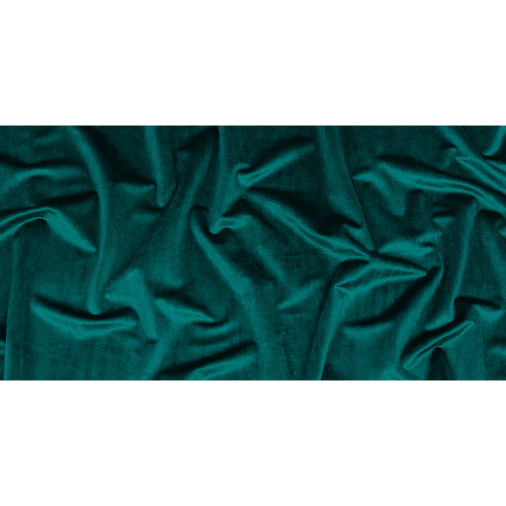 Polyester Velvet - Pacific Blue - Helene Collection Drape Polyester Velvet - Pacific Blue - Helene Collection Drape