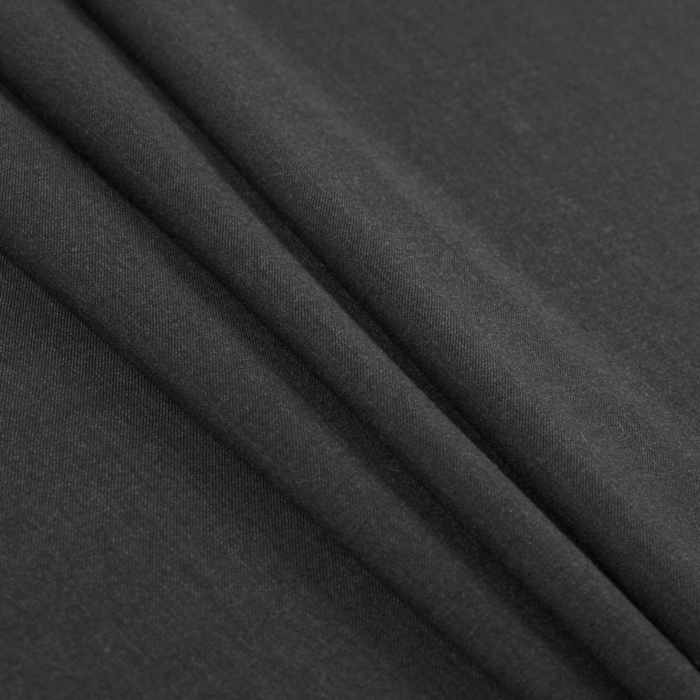 Super 120 Merino Wool Twill Suiting - Heathered Gray Folded Super 120 Merino Wool Twill Suiting - Heathered Gray Folded