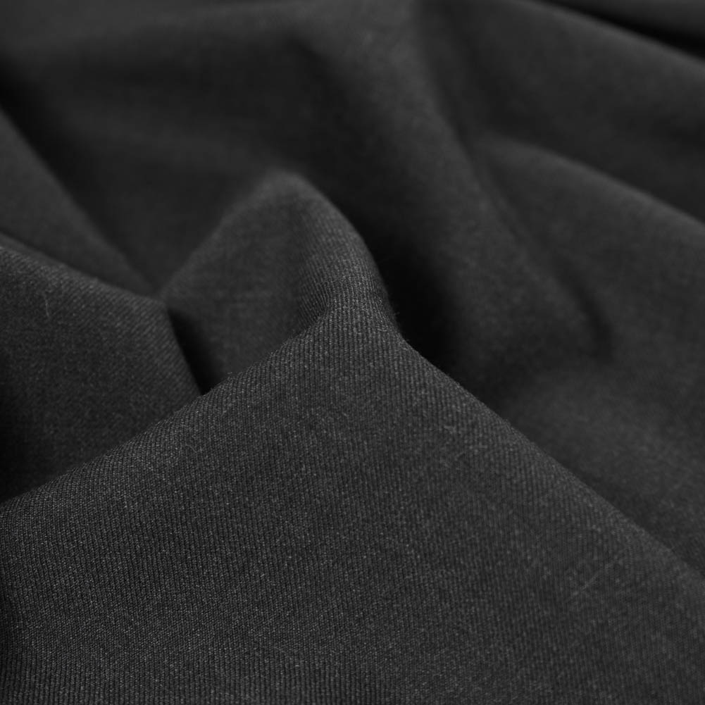 Super 120 Merino Wool Twill Suiting - Heathered Gray Detail Super 120 Merino Wool Twill Suiting - Heathered Gray Detail