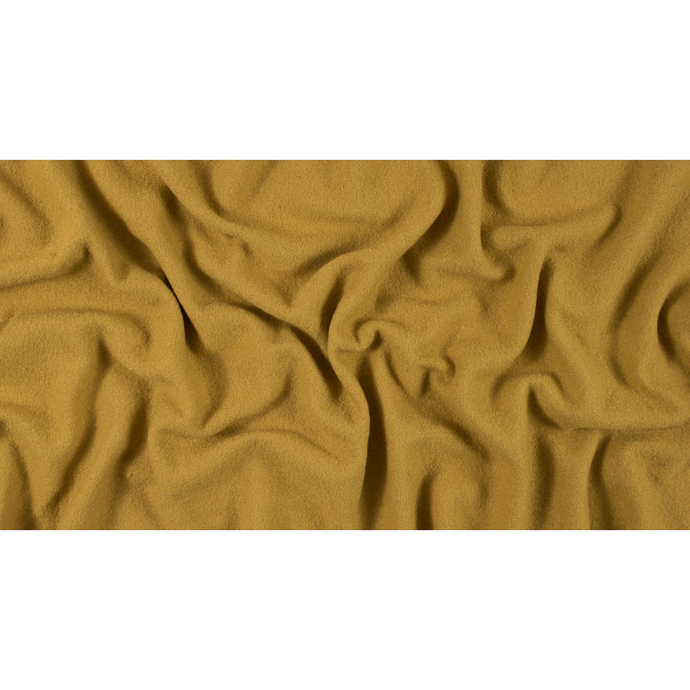 Boiled Wool Coating Fabric - Honey Yellow - Ketil Collection Folded Boiled Wool Coating Fabric - Honey Yellow - Ketil Collection Folded