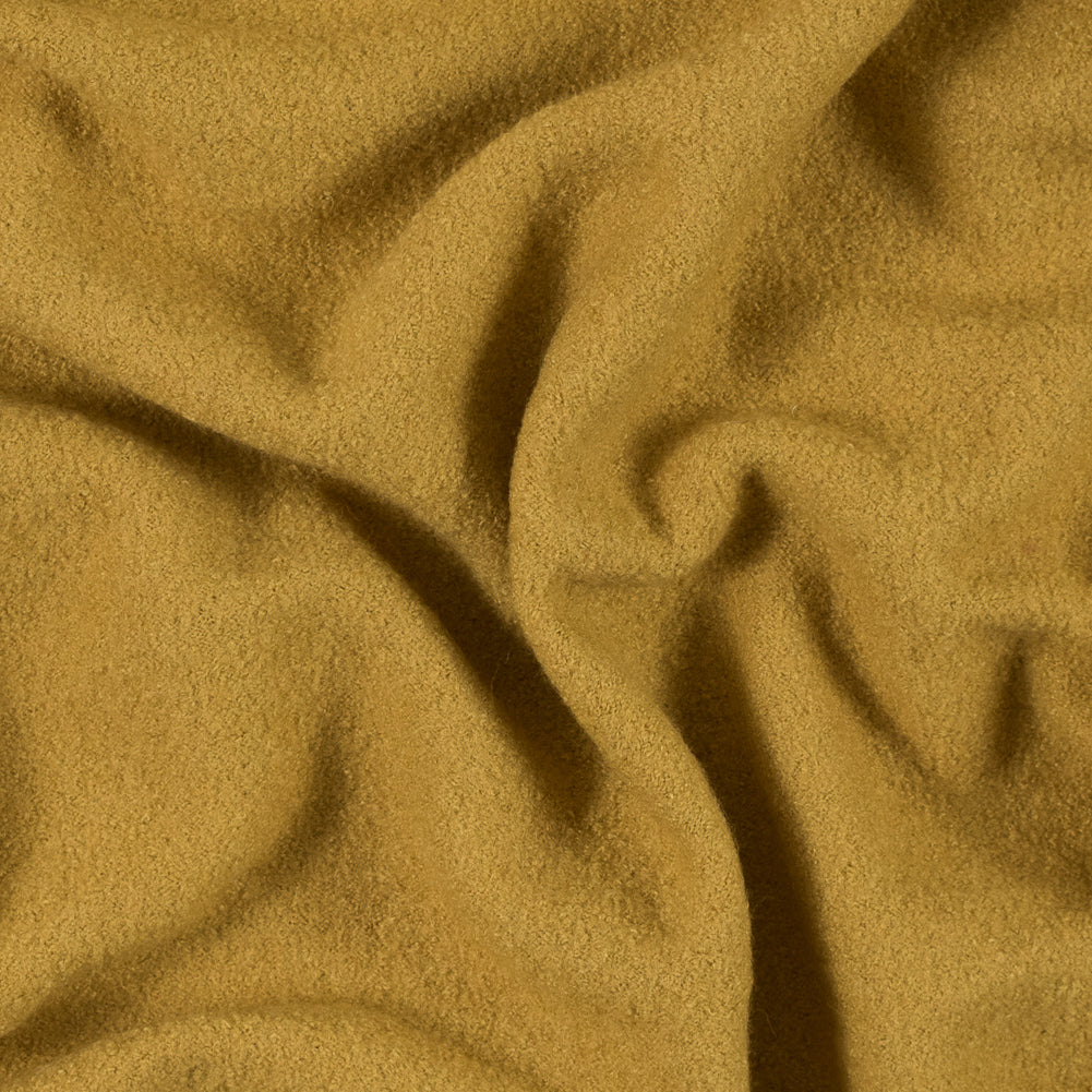 Boiled Wool Coating Fabric - Honey Yellow - Ketil Collection Boiled Wool Coating Fabric - Honey Yellow - Ketil Collection