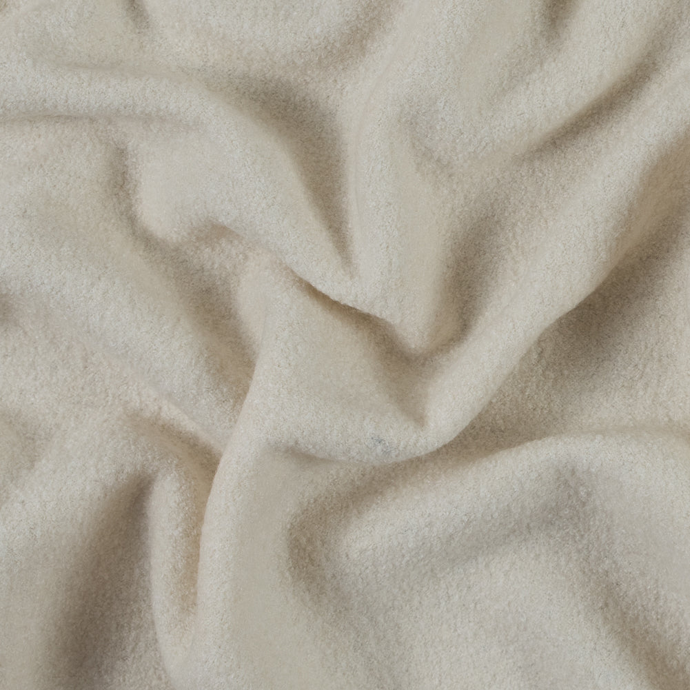 Antique White Solid Boiled Wool Antique White Solid Boiled Wool