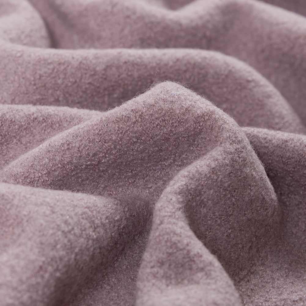 Boiled Wool Coating Fabric - Deauville Mauve - Ketil Collection Full Boiled Wool Coating Fabric - Deauville Mauve - Ketil Collection Full
