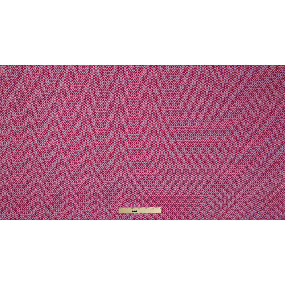 Bright Rose Geometric Printed Nylon Spandex - Full Bright Rose Geometric Printed Nylon Spandex - Full