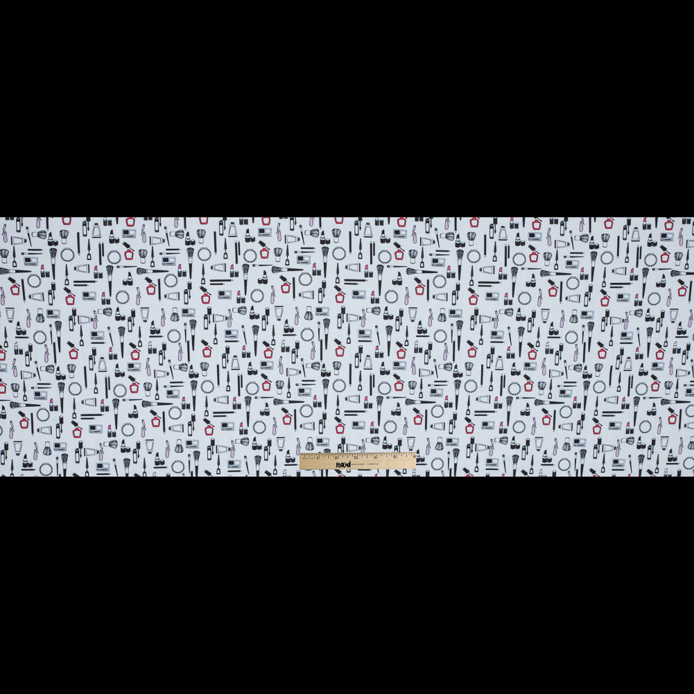 Make-Up Digitally Printed on a Stretch Neoprene/Scuba Knit - Full Make-Up Digitally Printed on a Stretch Neoprene/Scuba Knit - Full