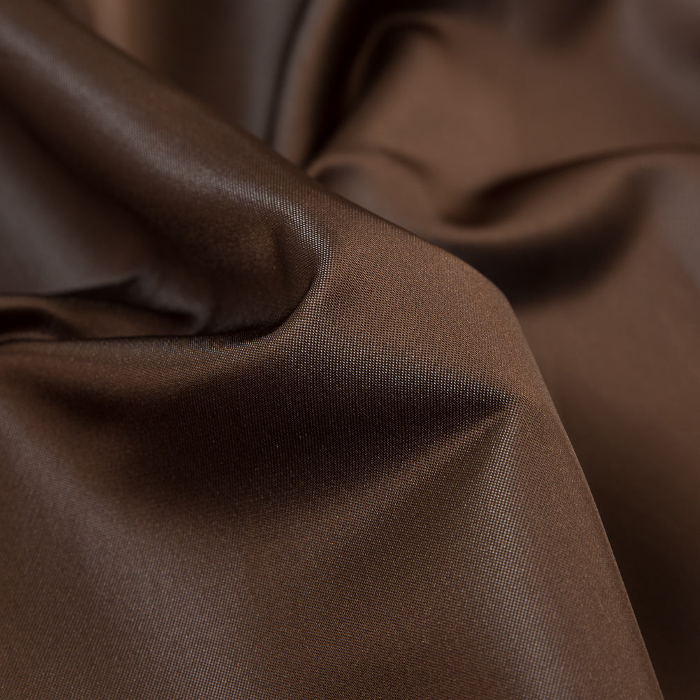Brown and Beige Reversible Satin-Faced Polyester Twill Detail Brown and Beige Reversible Satin-Faced Polyester Twill Detail