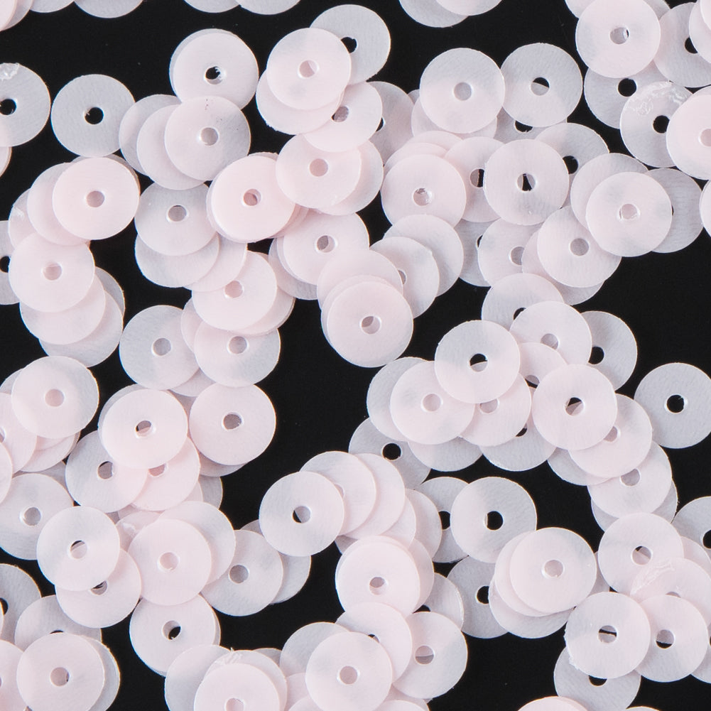 Bag of Baby Pink Dull-Bright Loose Sequins - 5mm Detail Bag of Baby Pink Dull-Bright Loose Sequins - 5mm Detail