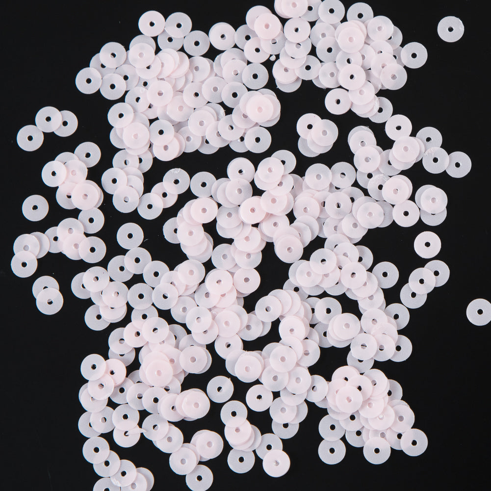 Bag of Baby Pink Dull-Bright Loose Sequins - 5mm Bag of Baby Pink Dull-Bright Loose Sequins - 5mm