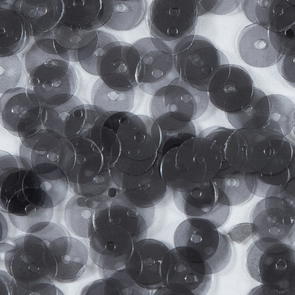 Bag of Gray Transparent Bright Loose Sequins - 6mm Detail Bag of Gray Transparent Bright Loose Sequins - 6mm Detail