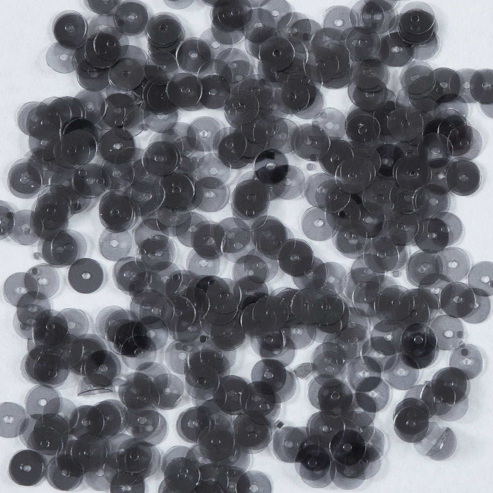 Bag of Gray Transparent Bright Loose Sequins - 6mm Bag of Gray Transparent Bright Loose Sequins - 6mm