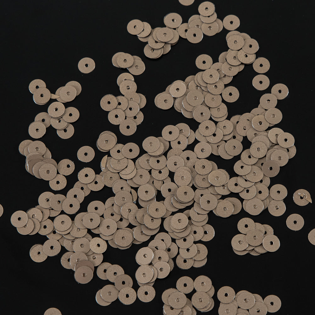 Bag of Antique Gold Dull-Bright Loose Sequins - 6mm Bag of Antique Gold Dull-Bright Loose Sequins - 6mm