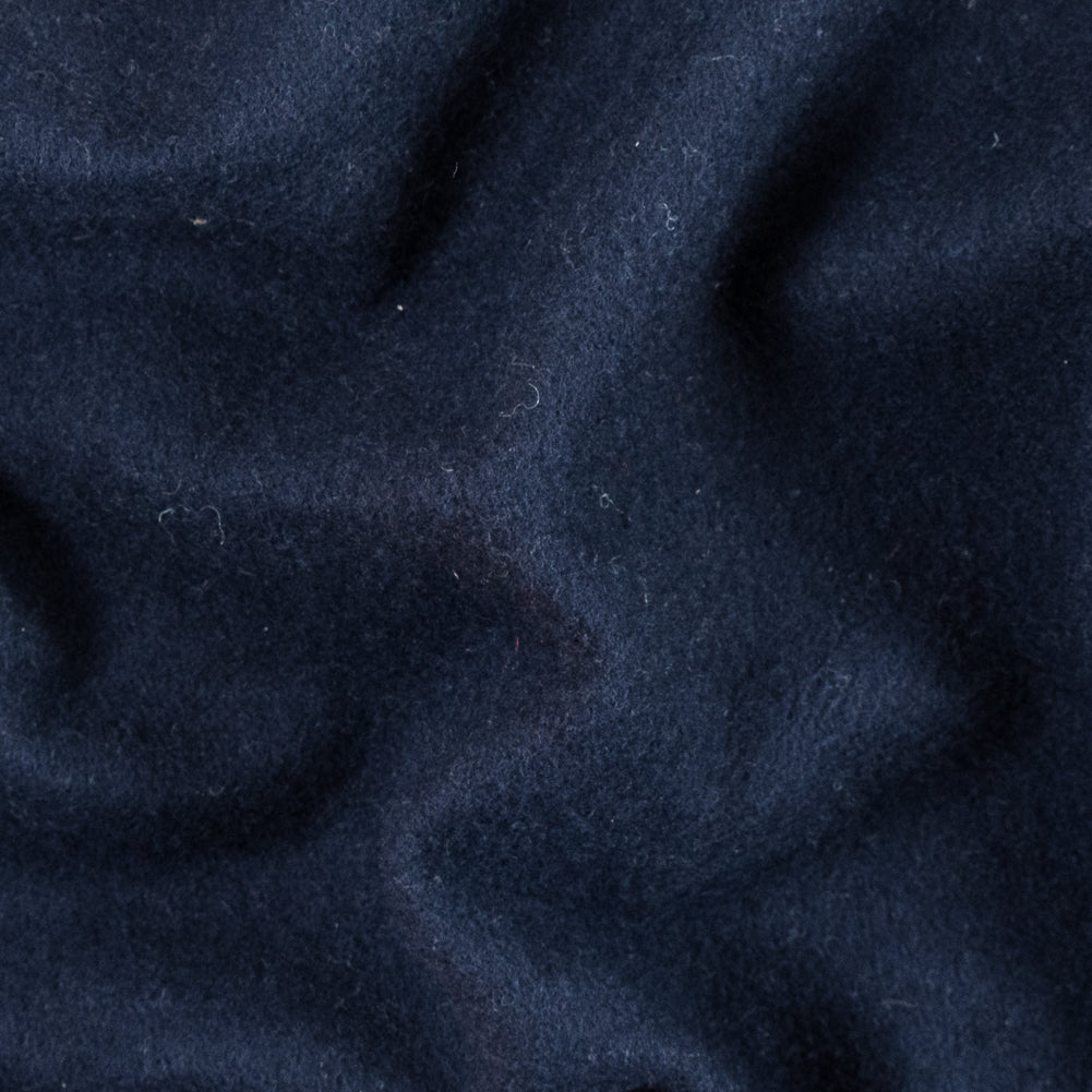 Peacoat Single Faced Fleece Wool Coating Peacoat Single Faced Fleece Wool Coating