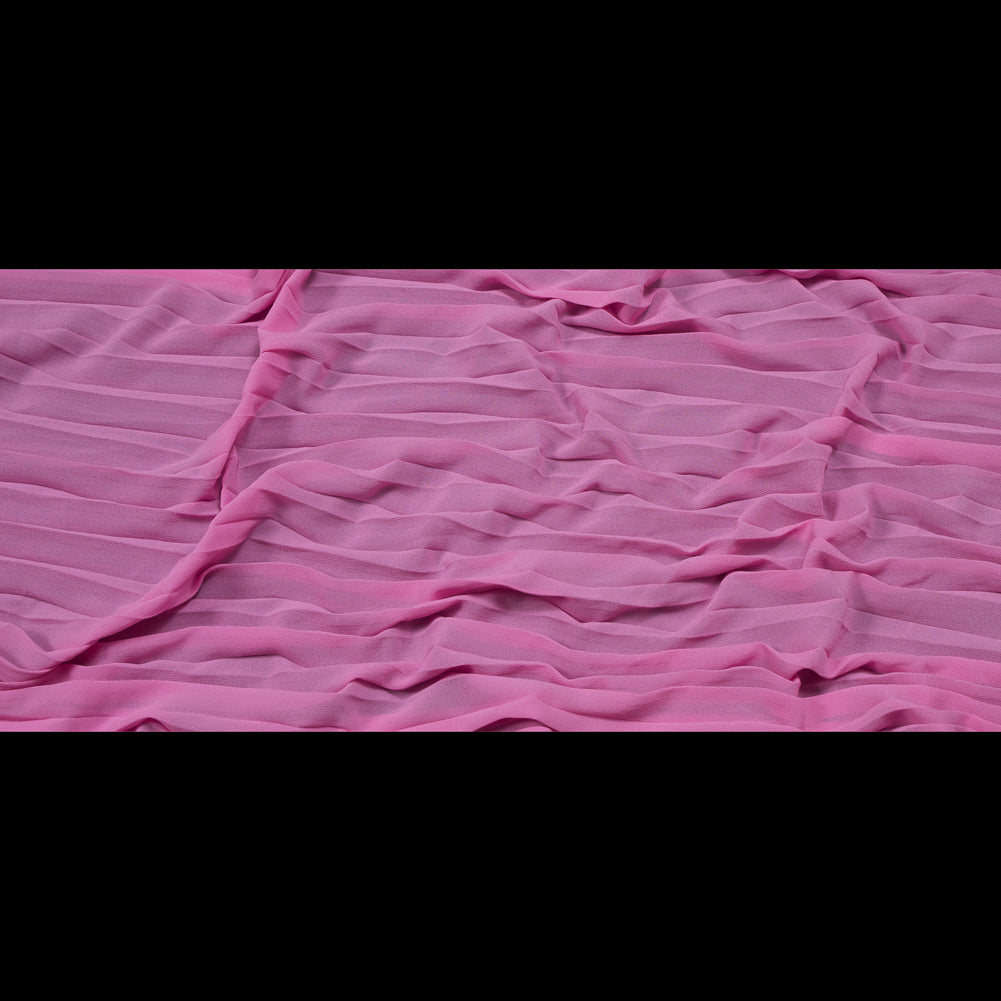 Almond Blossom Accordion Pleated Chiffon - Folded Almond Blossom Accordion Pleated Chiffon - Folded