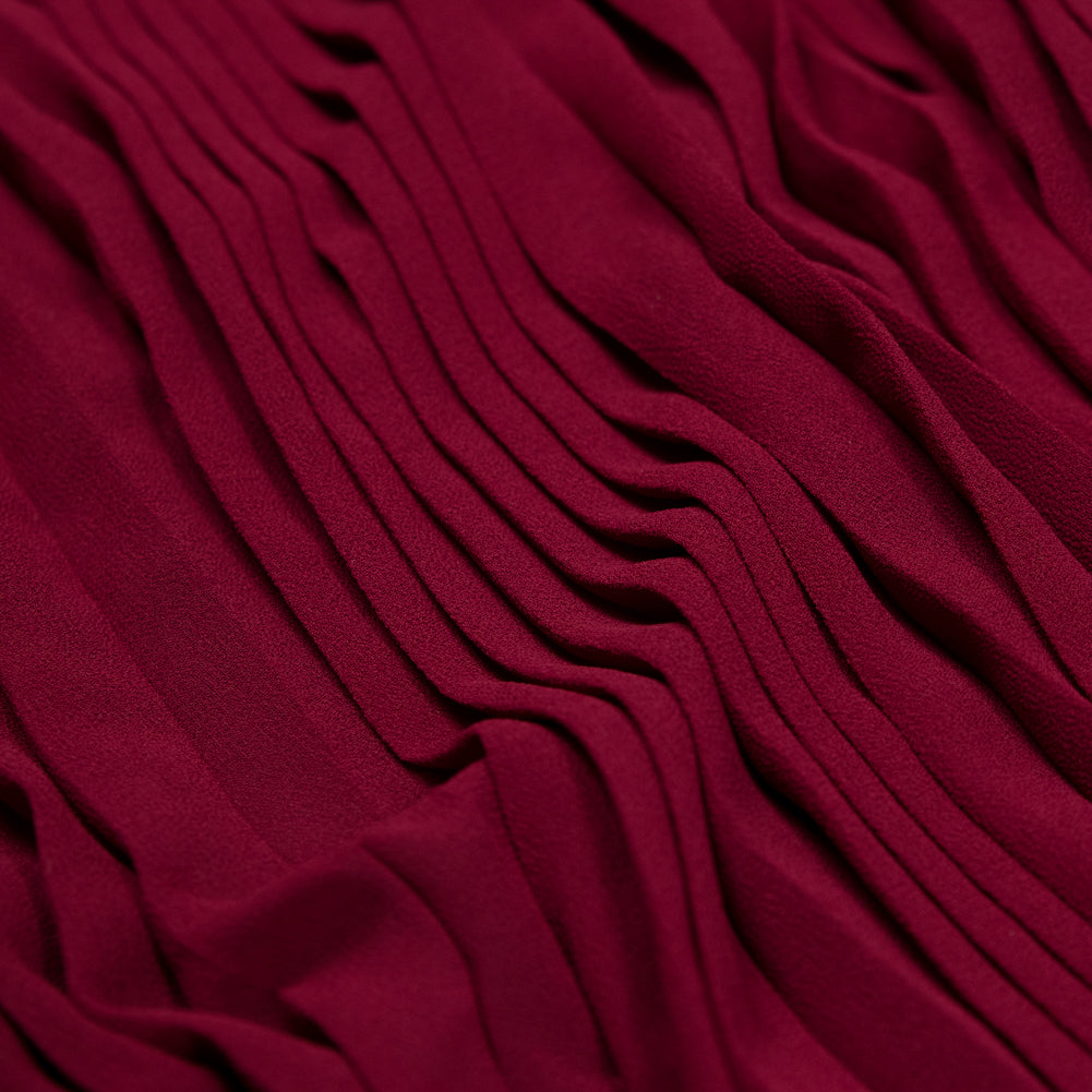 Rhododendron Accordion Pleated Chiffon Rhododendron Accordion Pleated Chiffon