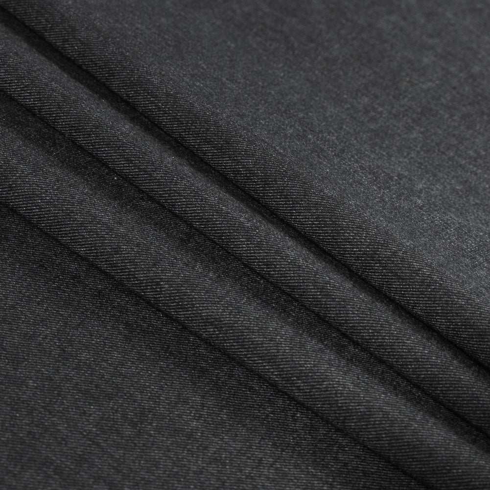 Black Brushed Cotton Twill Detail Black Brushed Cotton Twill Detail