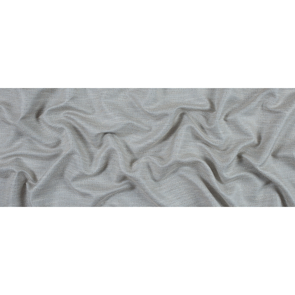 Glacier Gray and Silver Lining Cotton and Rayon Tweed - Full Glacier Gray and Silver Lining Cotton and Rayon Tweed - Full