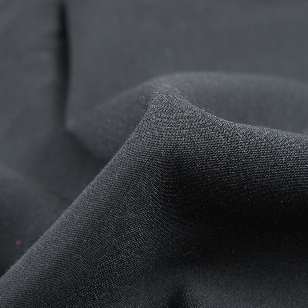 Black Blended Stretch Woven - Detail Black Blended Stretch Woven - Detail