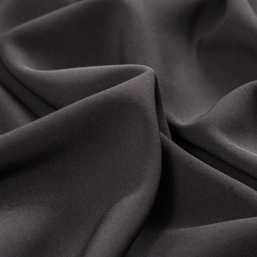 Turkish Coffee Stretch Polyester Suiting Detail Turkish Coffee Stretch Polyester Suiting Detail