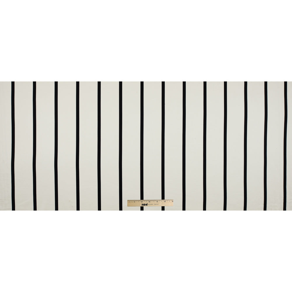 Rag & Bone Afterglow and Black Awning Striped Cotton Sateen - Full Rag & Bone Afterglow and Black Awning Striped Cotton Sateen - Full