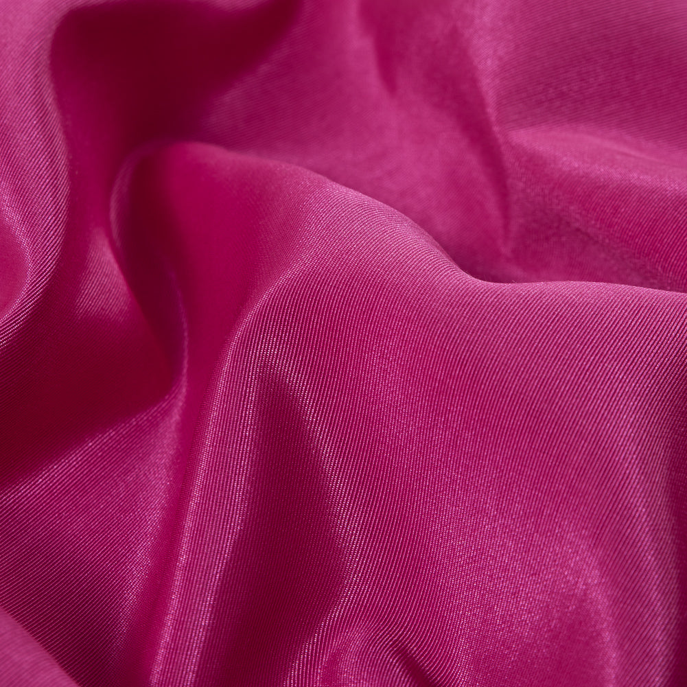 Magenta Polyester Faille Detail Magenta Polyester Faille Detail