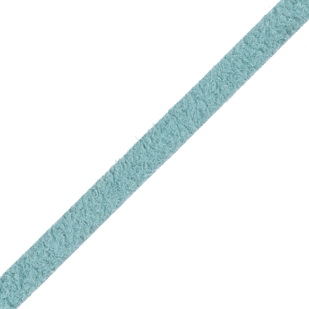 Beryl Green Faux Suede Cord/Ribbon - 0.2" Detail Beryl Green Faux Suede Cord/Ribbon - 0.2" Detail