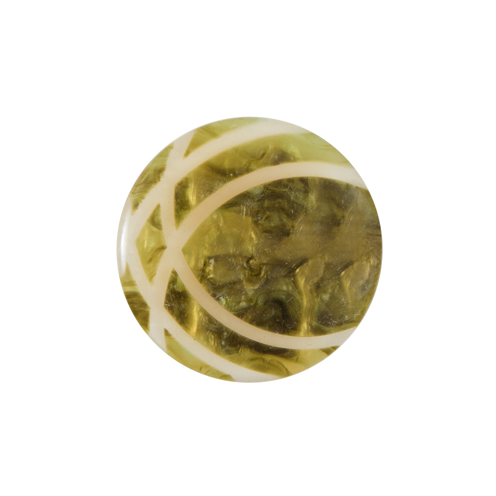 Green Decorative Plastic Button - 36L/23mm Green Decorative Plastic Button - 36L/23mm