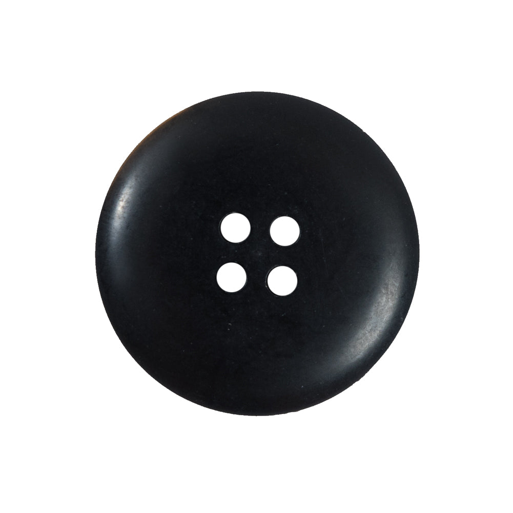 Matte Black Plastic Button - 38L/24mm Detail Matte Black Plastic Button - 38L/24mm Detail