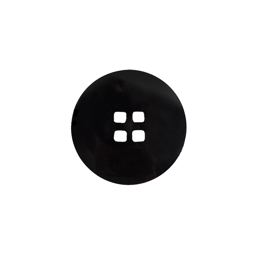Black Plastic Button - 32L/20mm Detail Black Plastic Button - 32L/20mm Detail