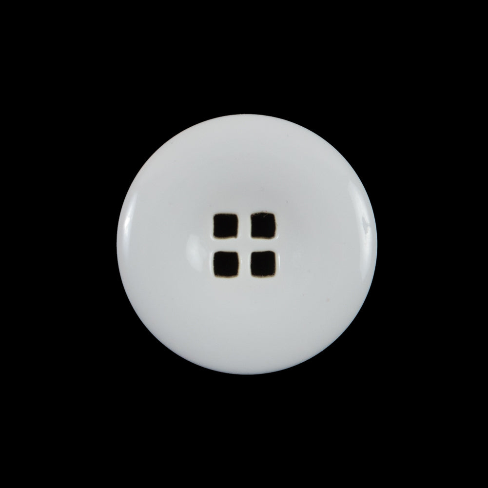 White Plastic Button - 36L/23mm Detail White Plastic Button - 36L/23mm Detail