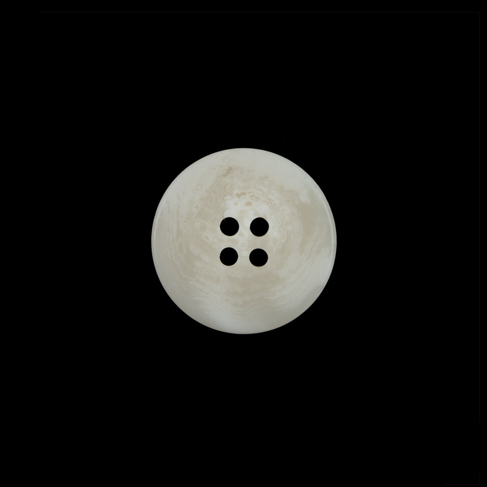 Ivory and Beige Swirl 4-Hole Plastic Button - 24L/15mm Ivory and Beige Swirl 4-Hole Plastic Button - 24L/15mm