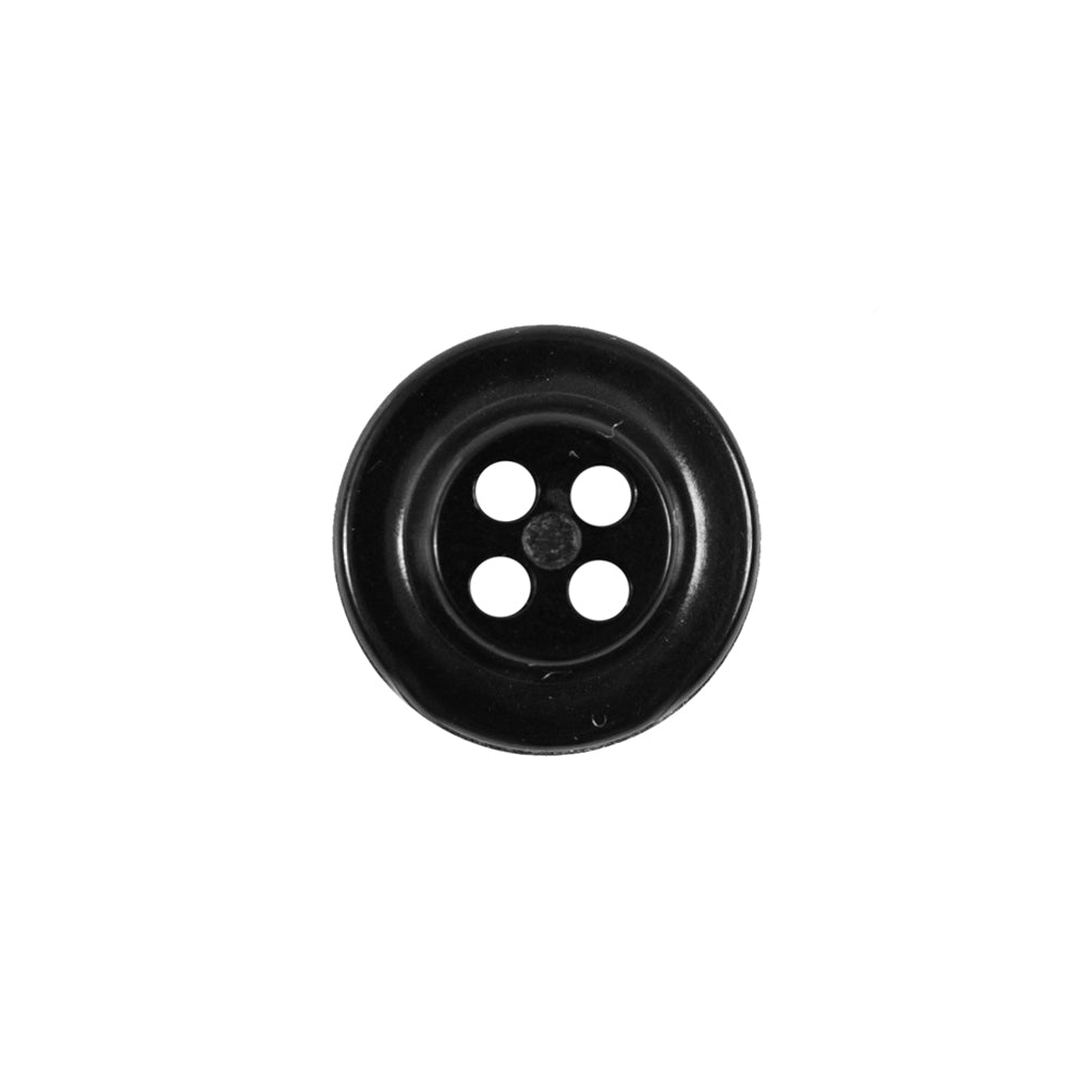 Navy Nautical Embossed Plastic Button - 24L/16mm Detail Navy Nautical Embossed Plastic Button - 24L/16mm Detail