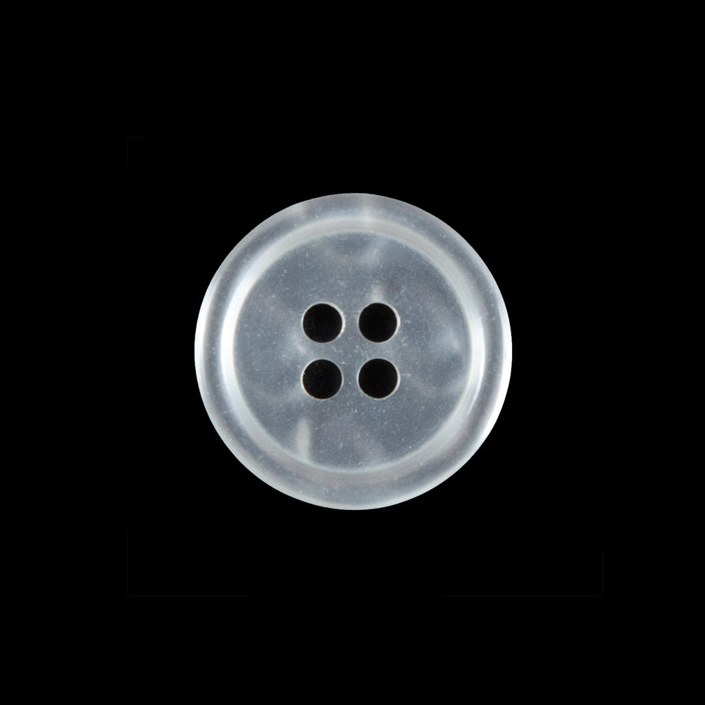 Clear Iridescent Plastic Button - 30L/19mm Clear Iridescent Plastic Button - 30L/19mm