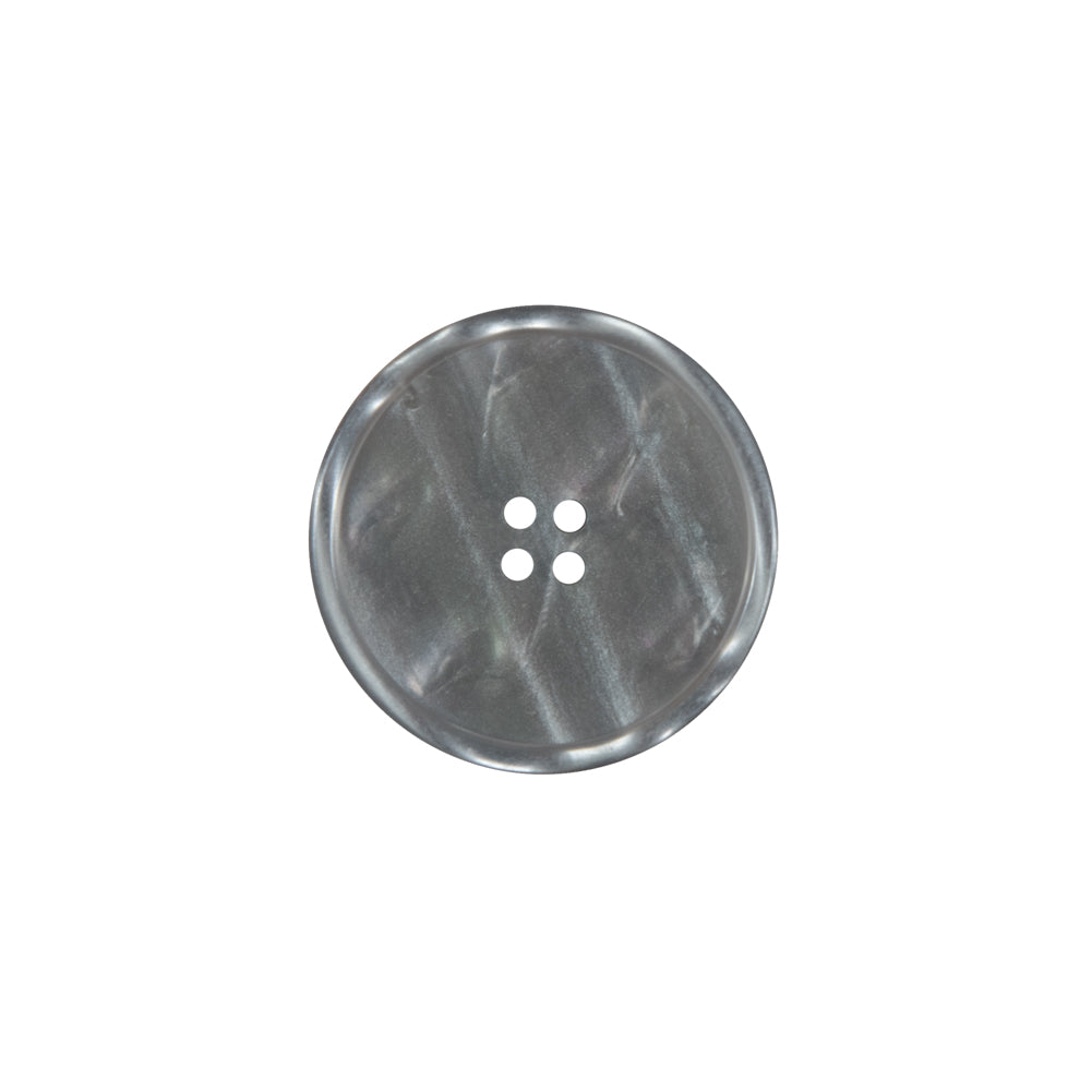 Gray Iridescent Plastic Button - 28L/18mm Gray Iridescent Plastic Button - 28L/18mm