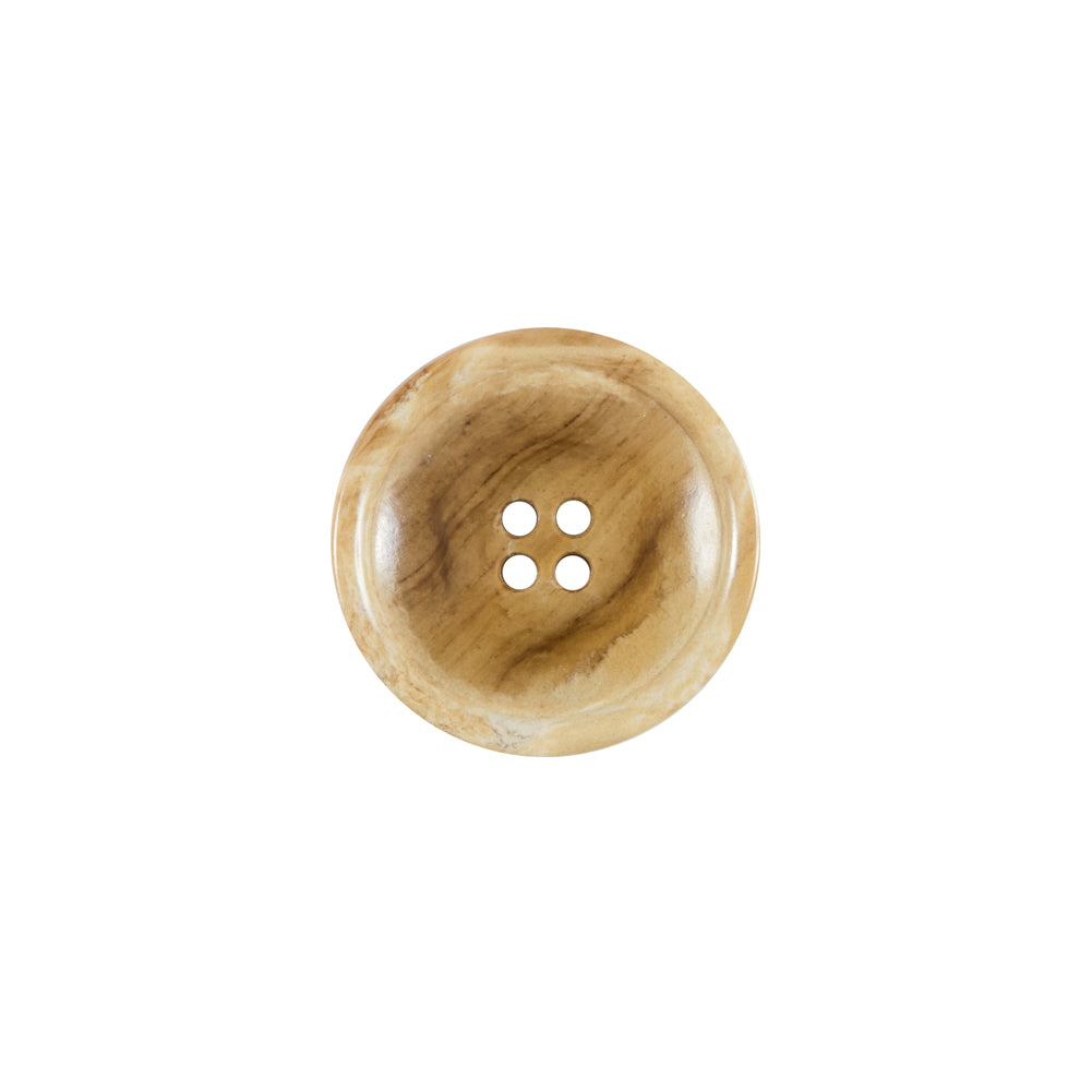 Beige 4-Hole Plastic Button - 24L/15mm Beige 4-Hole Plastic Button - 24L/15mm