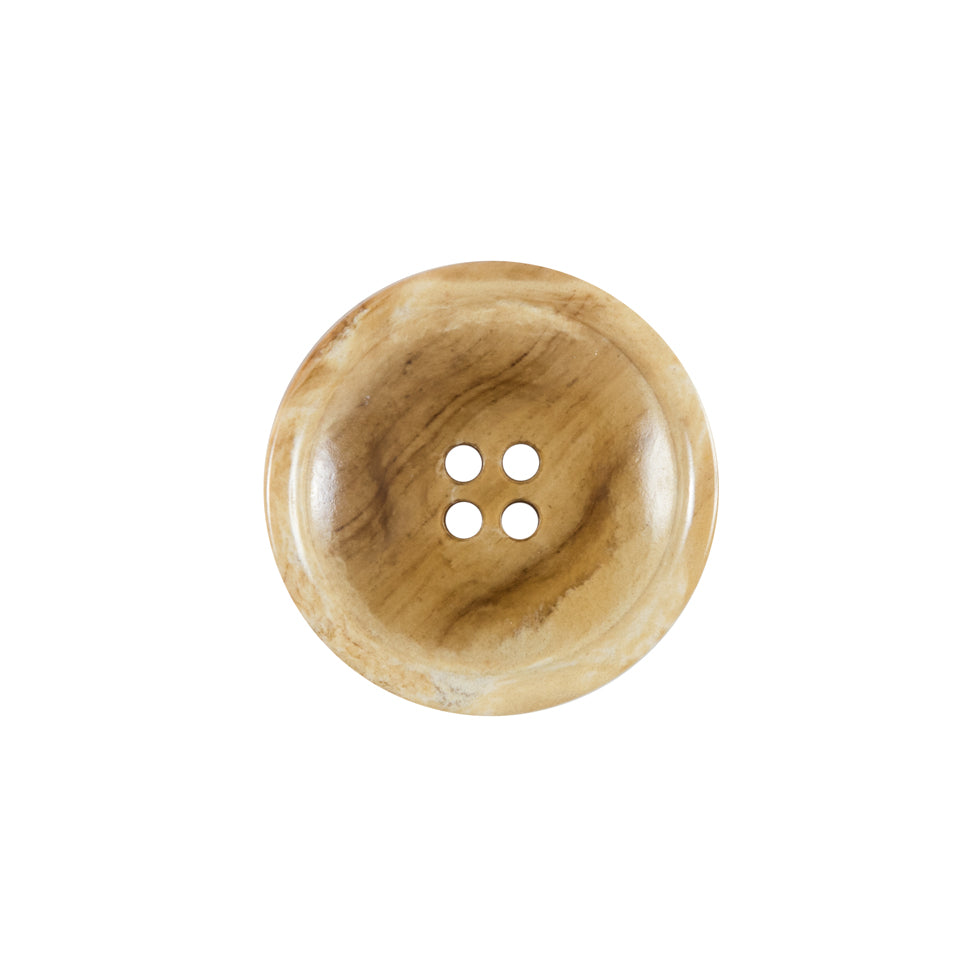 Beige 4-Hole Plastic Button - 32L/20mm Beige 4-Hole Plastic Button - 32L/20mm