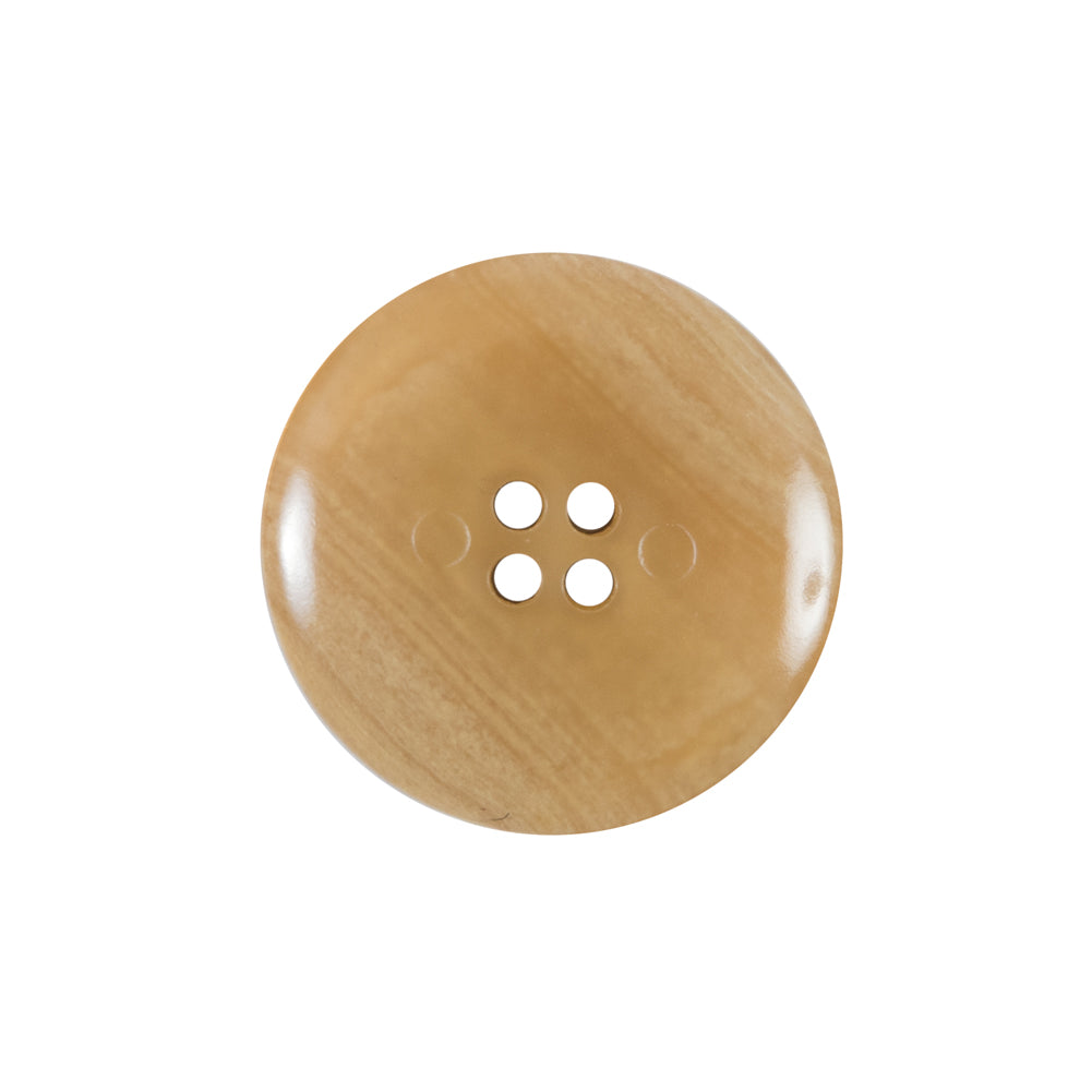 Beige 4-Hole Plastic Button - 36L/23mm Detail Beige 4-Hole Plastic Button - 36L/23mm Detail