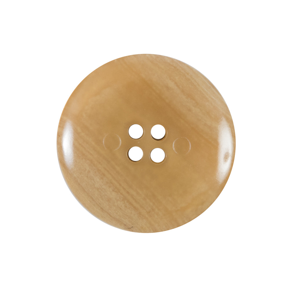 Beige 4-Hole Plastic Button - 40L/25.5mm Detail Beige 4-Hole Plastic Button - 40L/25.5mm Detail