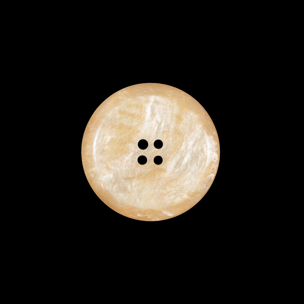 Beige Iridescent Plastic Button - 32L/20mm Detail Beige Iridescent Plastic Button - 32L/20mm Detail