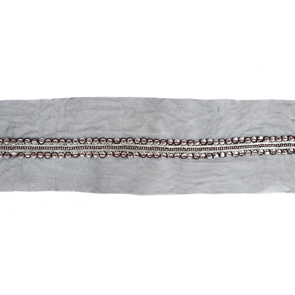 Fancy Beaded Metal Trim - 2.75" Fancy Beaded Metal Trim - 2.75"