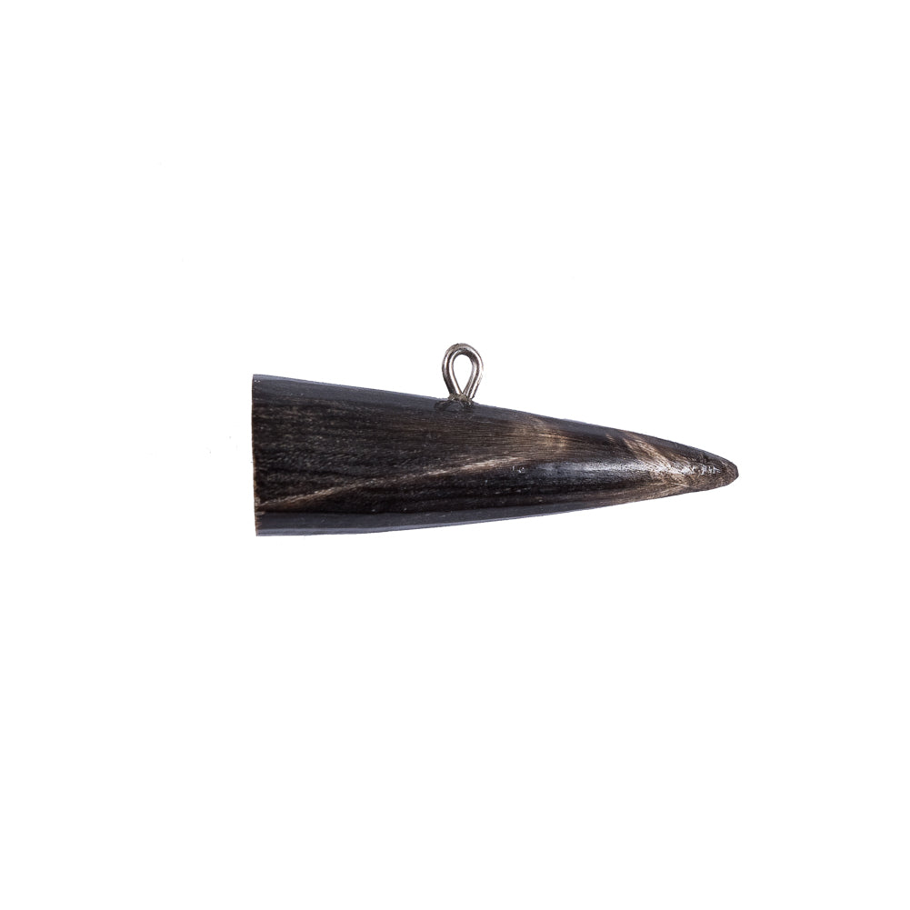 Dark Gray Horn Toggle - 0.5 x 1.25 Dark Gray Horn Toggle - 0.5 x 1.25