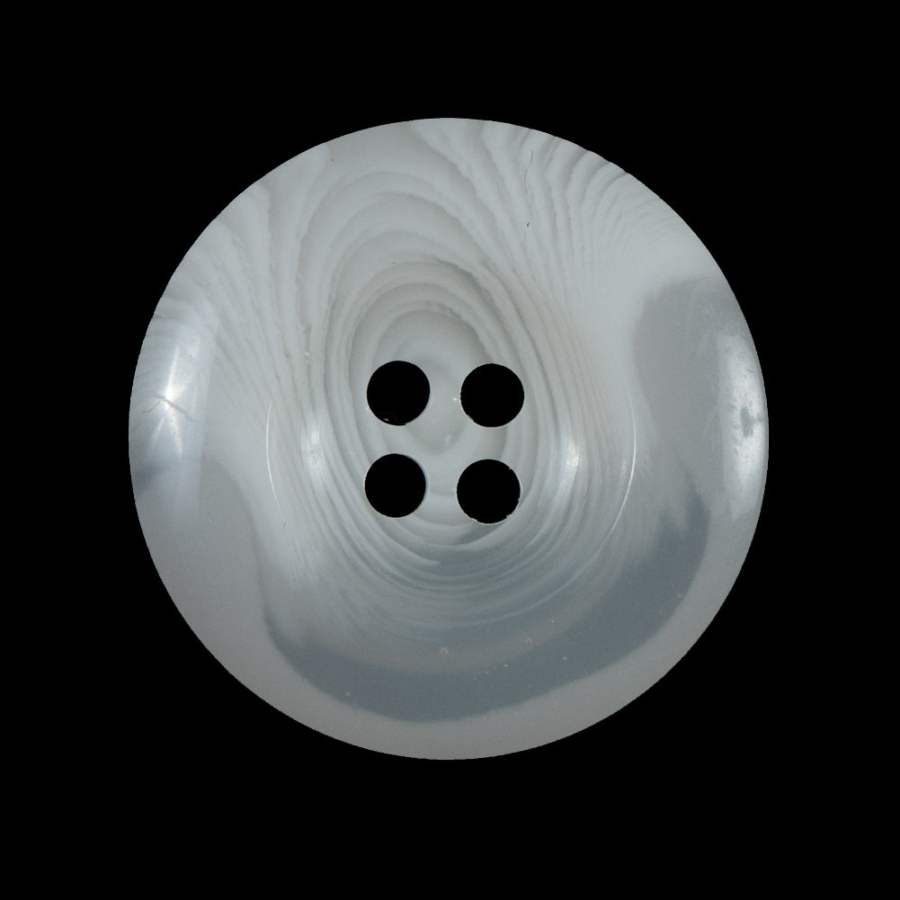 White Translucent Plastic Button - 48L/30.5mm White Translucent Plastic Button - 48L/30.5mm