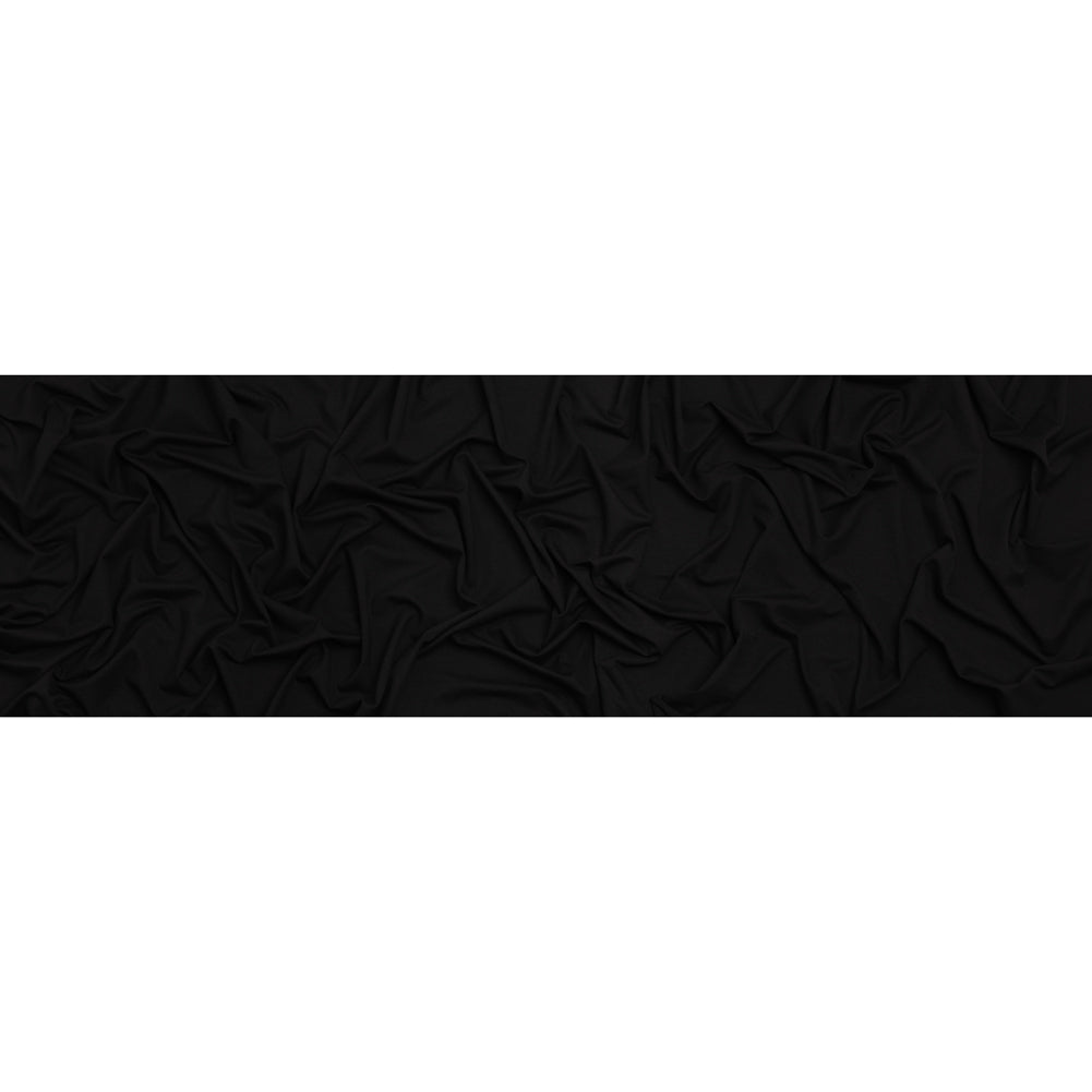 Stretch Bamboo Jersey - Black - Willow Collection