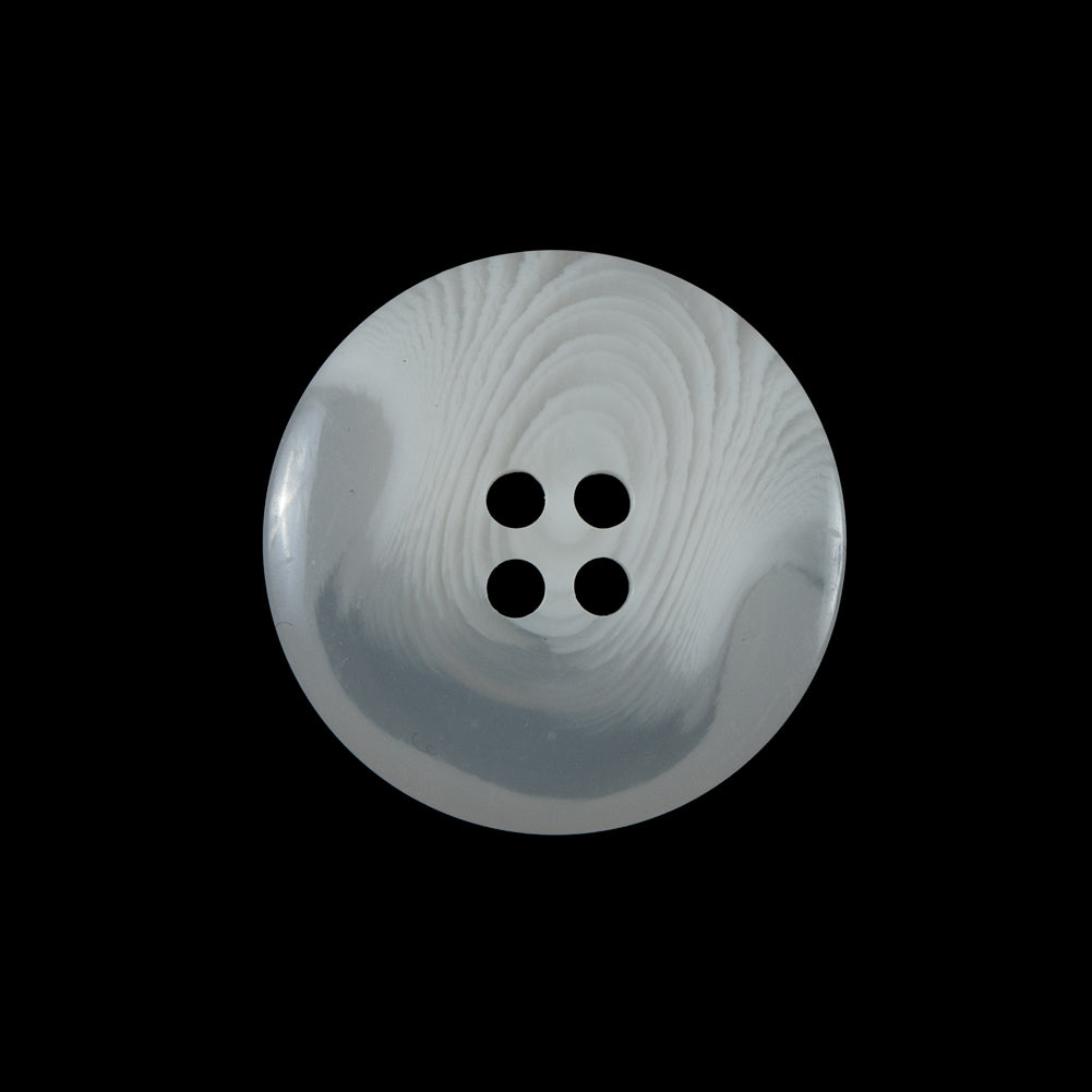 White Translucent Plastic Button - 36L/23mm - Detail White Translucent Plastic Button - 36L/23mm - Detail