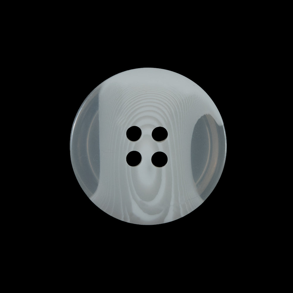 White Translucent Plastic Button - 36L/23mm White Translucent Plastic Button - 36L/23mm