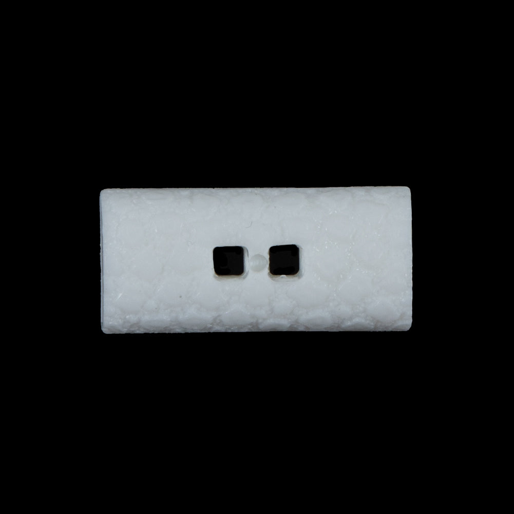 White Plastic Toggle - 40L/25.5mm White Plastic Toggle - 40L/25.5mm