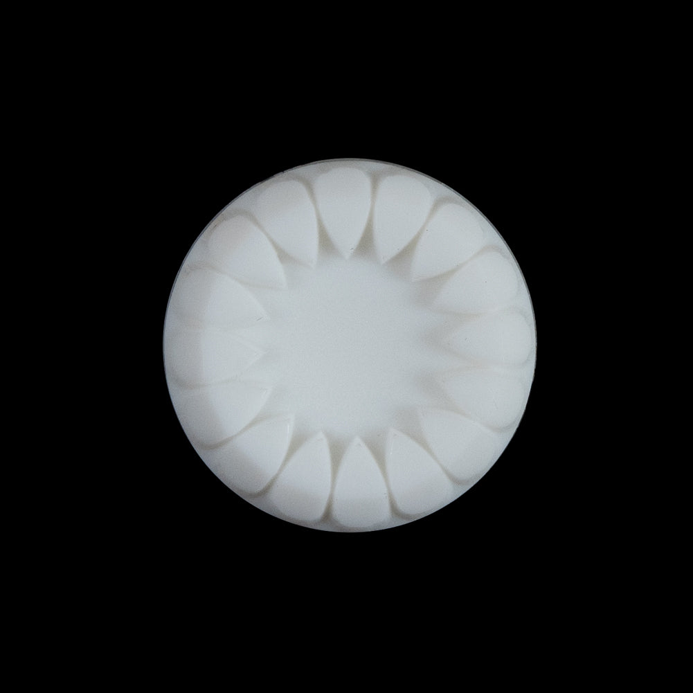 White Textured Shank-Back Button - 36L/22mm White Textured Shank-Back Button - 36L/22mm