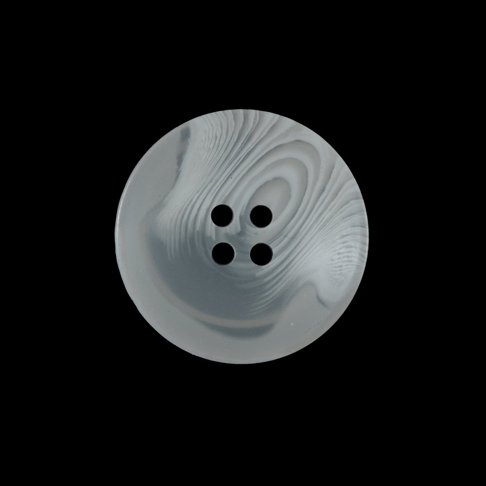 White Translucent Domed Plastic Button - 36L/23mm White Translucent Domed Plastic Button - 36L/23mm