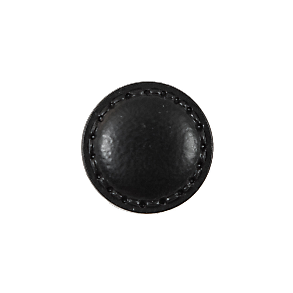 Black Domed Plastic Shank-Back Button - 30L/19mm Black Domed Plastic Shank-Back Button - 30L/19mm