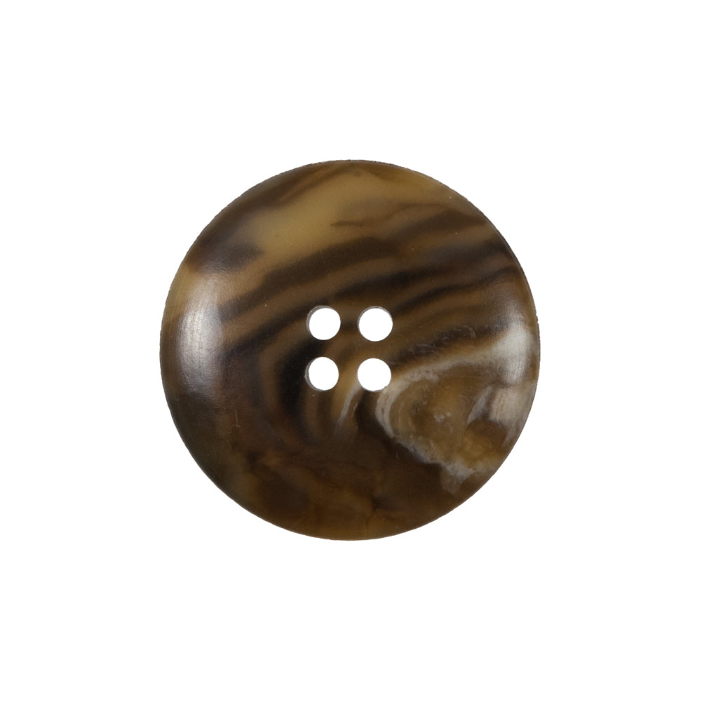 Brown 4-Hole Plastic Button - 35L/22mm Detail Brown 4-Hole Plastic Button - 35L/22mm Detail