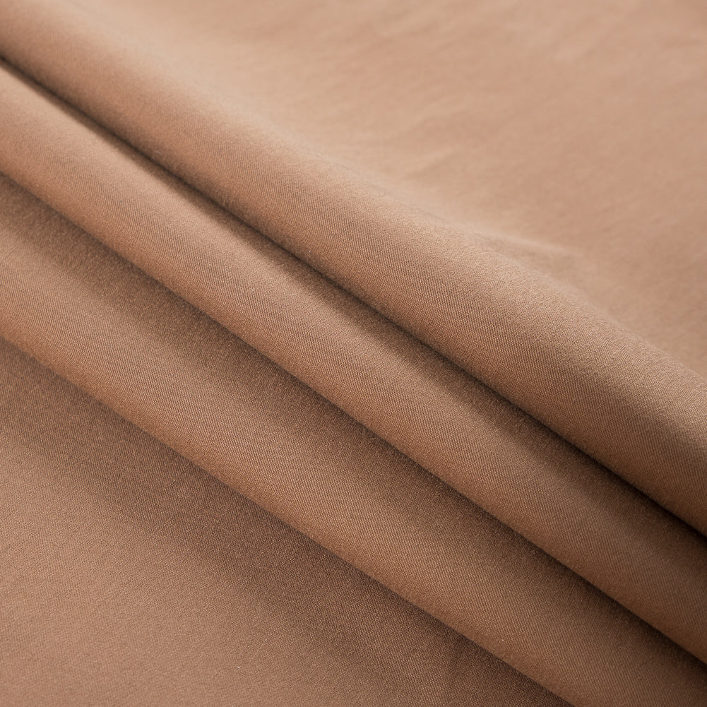 Light Brown Stretch Rayon Twill Folded Light Brown Stretch Rayon Twill Folded